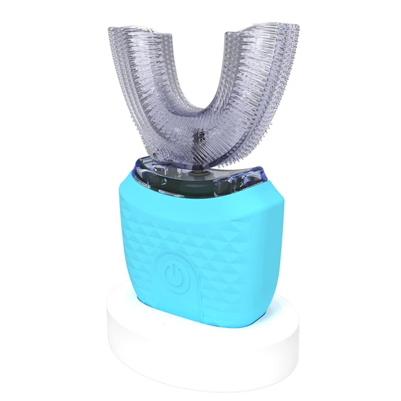 Portable 360 Degree U Shape Sonic Toothbrush Oral Cleansing Brush Sonic Electric Toothbrush